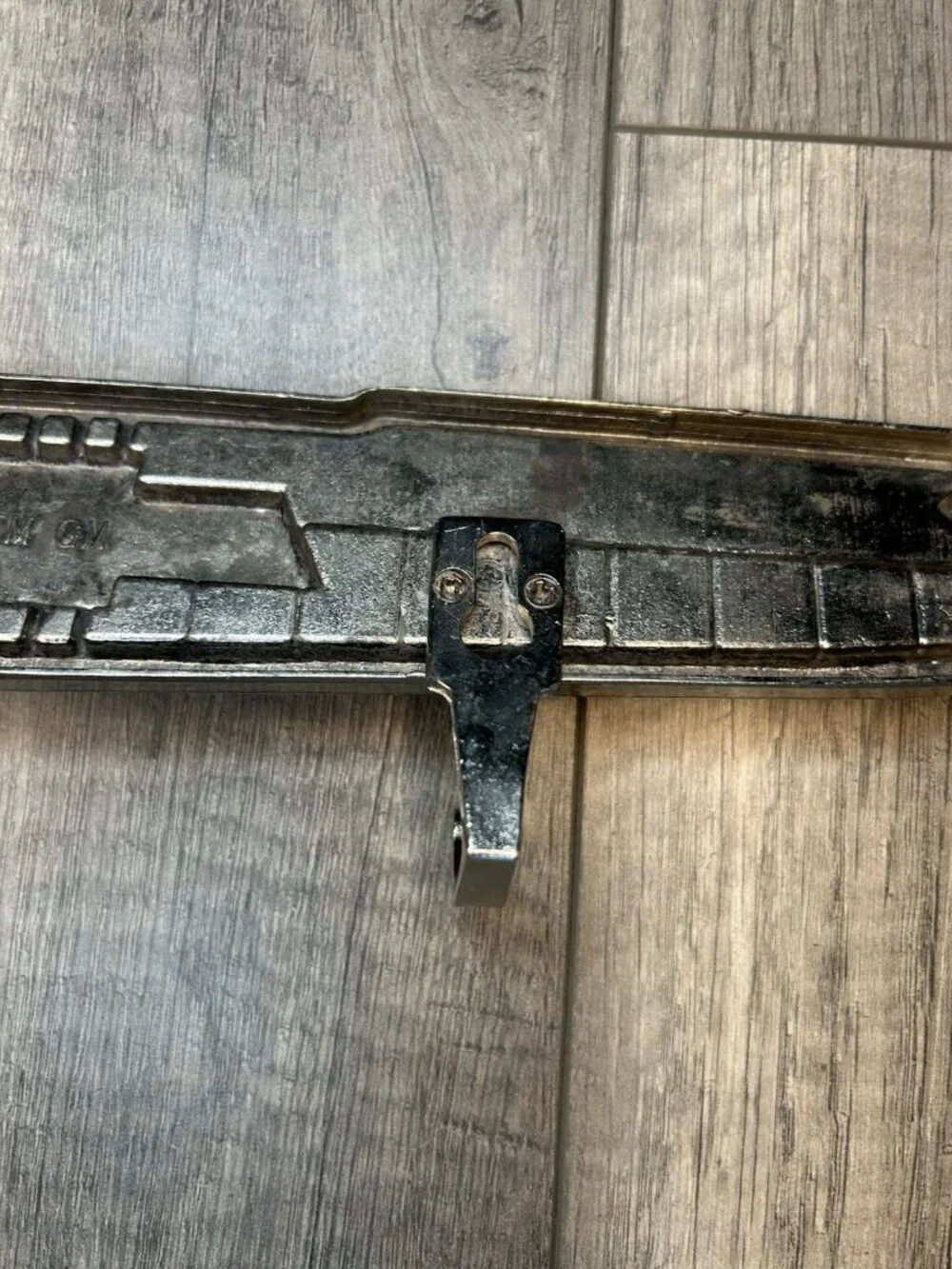 Vintage Chevrolet Chevy Hood Emblem Wall Hook Rack Metal GM Automotive Decor